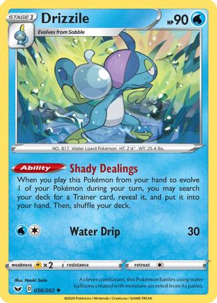 Drizzile (56) Reverse Holofoil - Sword & Shield