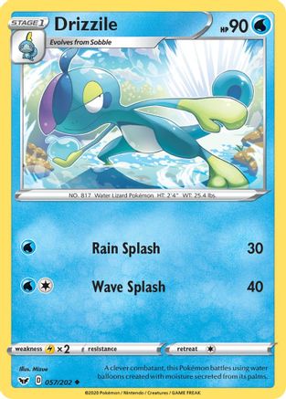 Drizzile (57) Reverse Holofoil - Sword & Shield