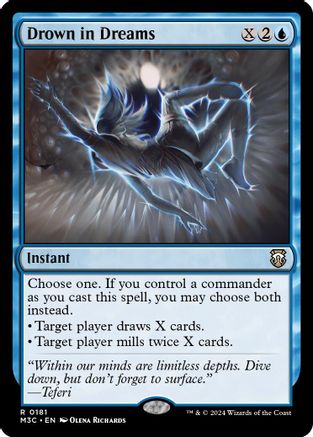 Drown in Dreams (181) Ripple Foil - Commander: Modern Horizons 3