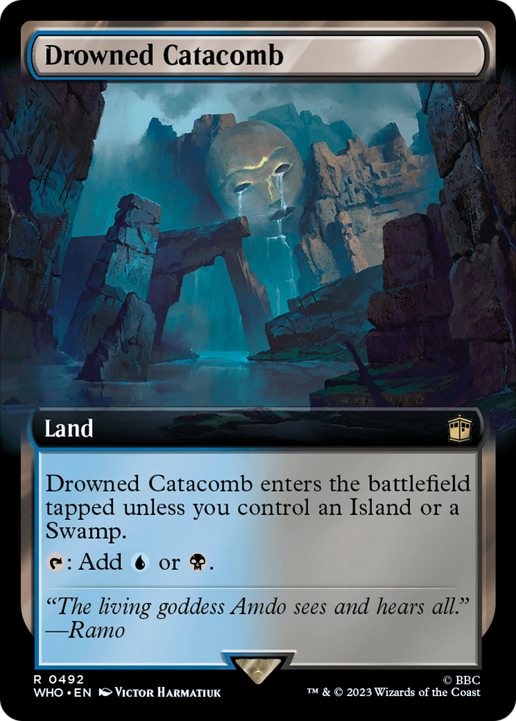 Drowned Catacomb (Extended Art) (492) Foil - Doctor Who