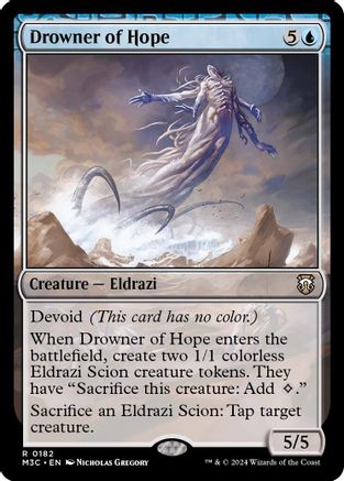 Drowner of Hope (182) Ripple Foil - Commander: Modern Horizons 3