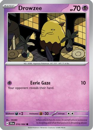 Drowzee (16) Reverse Holofoil - Shrouded Fable