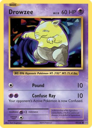 Drowzee (49) - Evolutions