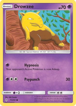 Drowzee (71) Reverse Holofoil - Unbroken Bonds