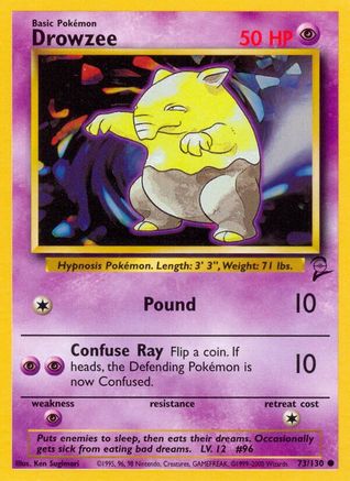 Drowzee (73) - Base Set 2