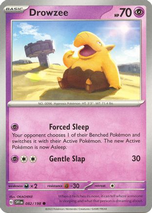 Drowzee (82) Reverse Holofoil - Scarlet & Violet