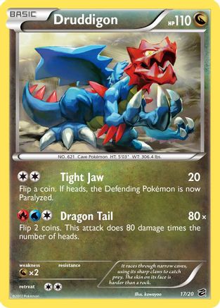 Druddigon (17) Holofoil - Dragon Vault