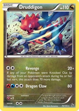 Druddigon (70) Holofoil - Flashfire