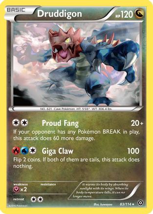 Druddigon (83) Reverse Holofoil - Steam Siege