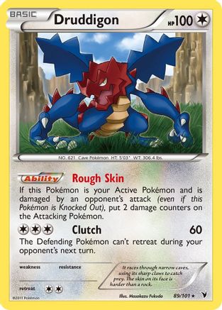 Druddigon (89) Reverse Holofoil - Noble Victories