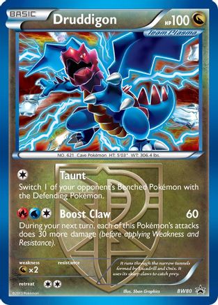 Druddigon (Team Plasma) (BW80) Holofoil - Black Star Promos