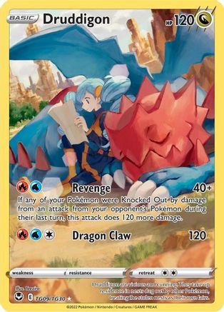 Druddigon (TG09) Holofoil - Silver Tempest