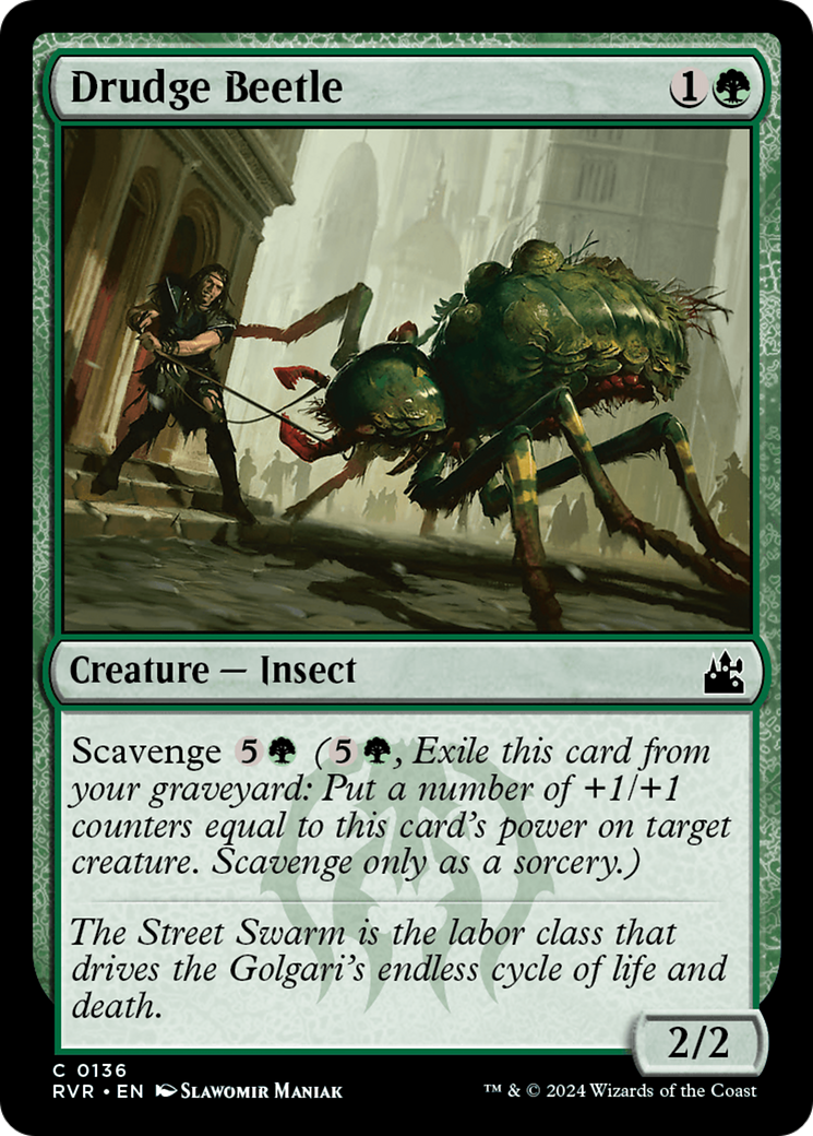 Drudge Beetle (136) - Ravnica Remastered