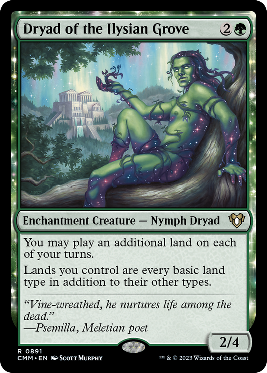 Dryad of the Ilysian Grove (891) - Commander Masters