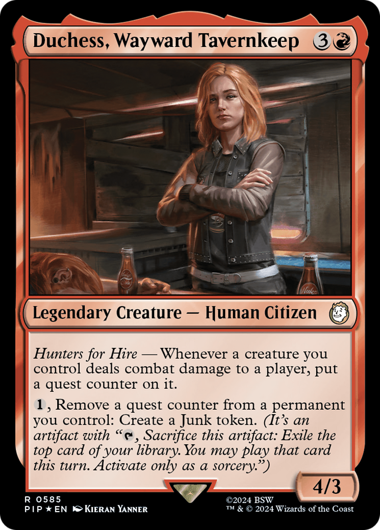 Duchess, Wayward Tavernkeep (585) Surge Foil - Fallout