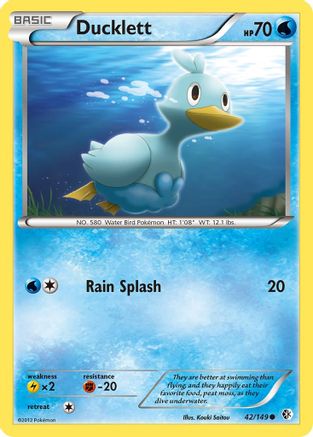 Ducklett (42) Reverse Holofoil - Boundaries Crossed