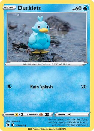 Ducklett (46) Reverse Holofoil - Lost Origin