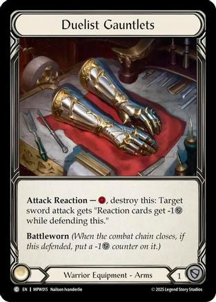 Duelist Gauntlets (MPW015) Cold Foil - Mastery Pack Warrior