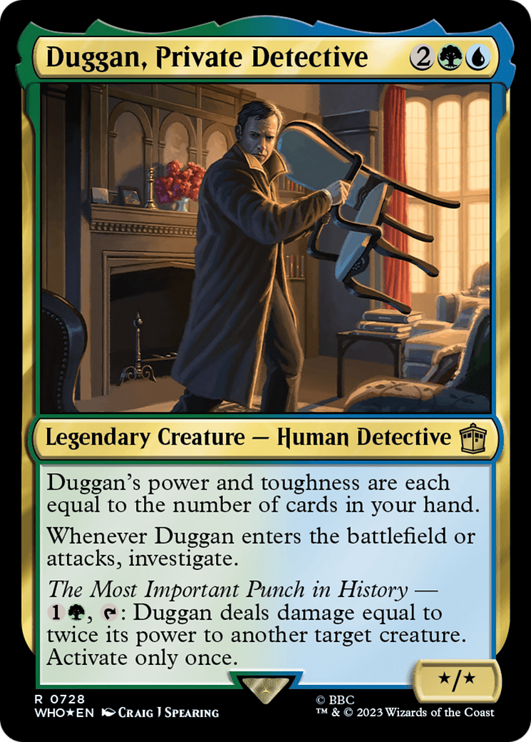 Duggan, Private Detective (728) Surge Foil - Doctor Who