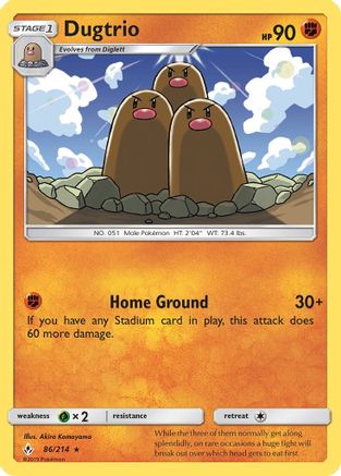 Dugtrio (86) - Unbroken Bonds
