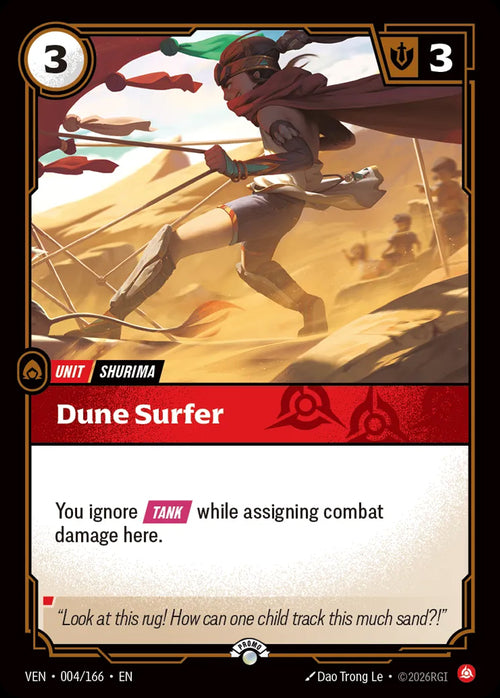 Dune Surfer (004) Foil - Riftbound Promotional Cards