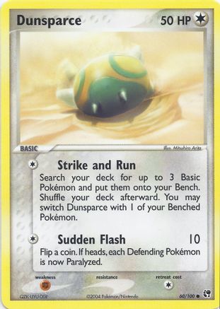 Dunsparce (60) - EX Battle Stadium