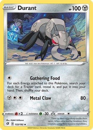 Durant (132) Reverse Holofoil - Rebel Clash