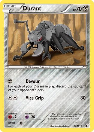 Durant (83) Reverse Holofoil - Noble Victories