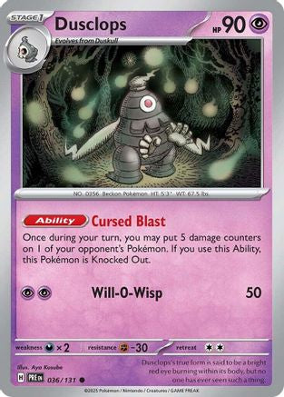 Dusclops (36) - Prismatic Evolutions