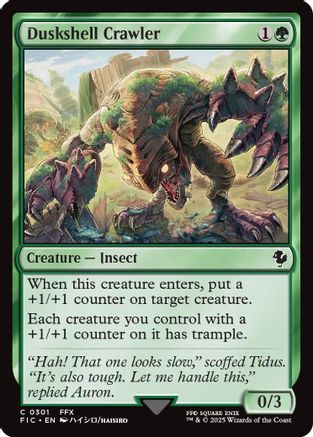 Duskshell Crawler (301) Surge Foil - Commander: FINAL FANTASY