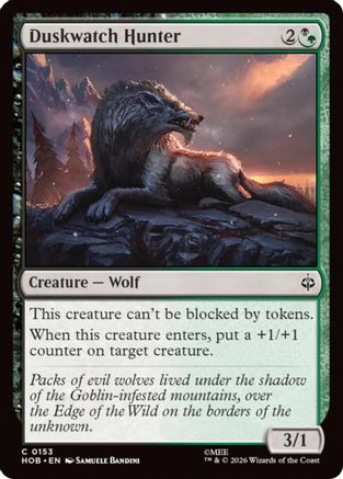 Duskwatch Hunter (153) Foil - The Hobbit