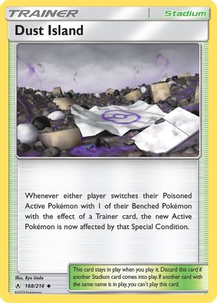 Dust Island (168) Reverse Holofoil - Unbroken Bonds