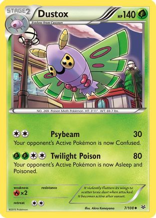 Dustox (7) Reverse Holofoil - Roaring Skies