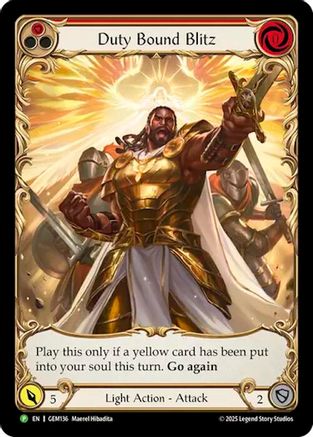 Duty Bound Blitz (Extended Art) (GEM136) - GEM Pack
