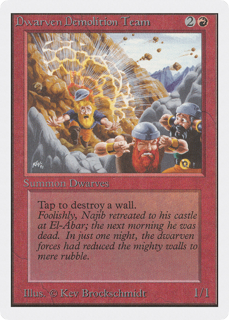 Dwarven Demolition Team - Unlimited Edition
