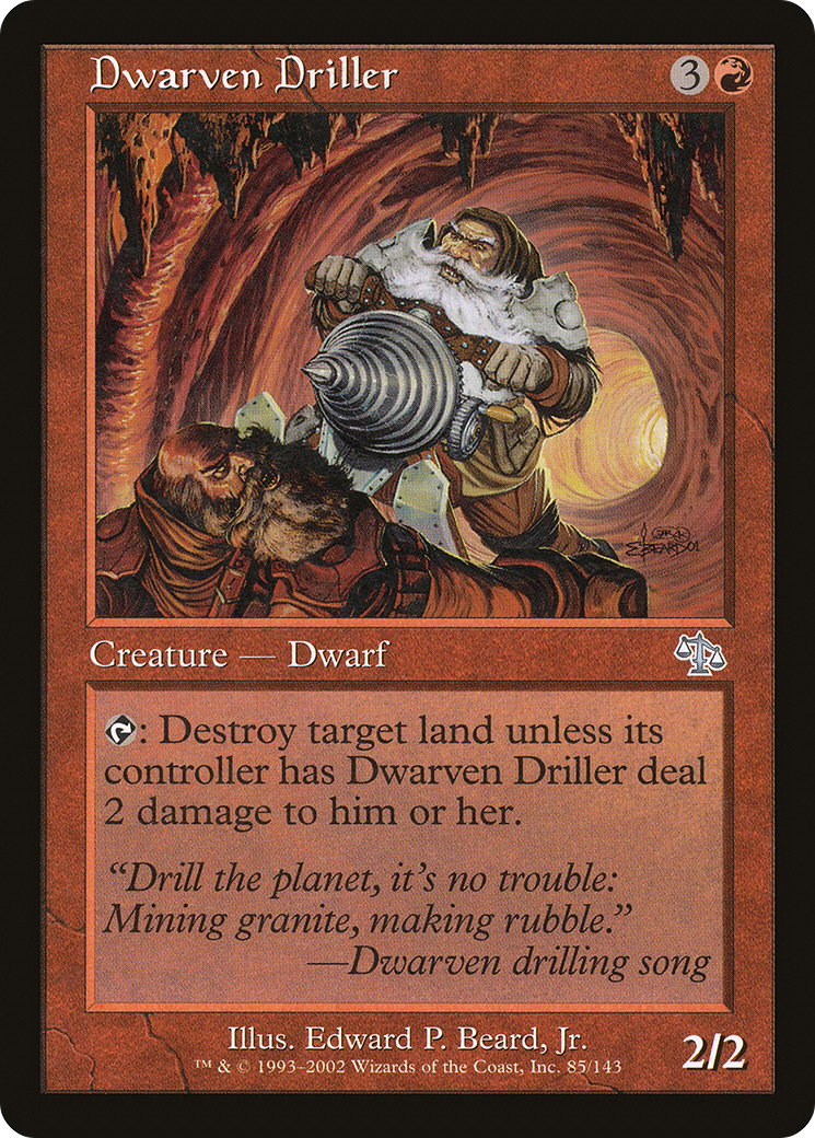 Dwarven Driller (085) Foil - Judgment