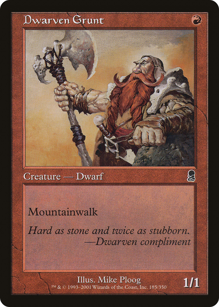 Dwarven Grunt (185) - Odyssey