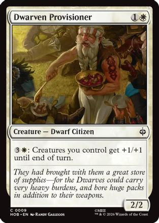 Dwarven Provisioner (009) - The Hobbit