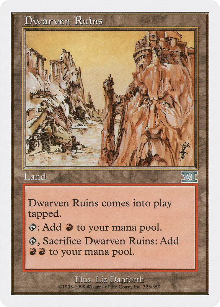 Dwarven Ruins (323) - Classic Sixth Edition