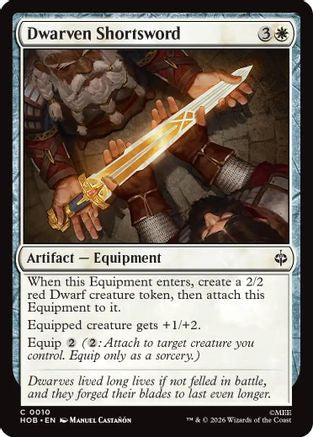 Dwarven Shortsword (010) Foil - The Hobbit