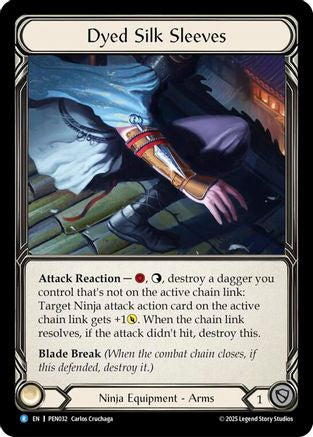 Dyed Silk Sleeves (PEN032) - Compendium of Rathe