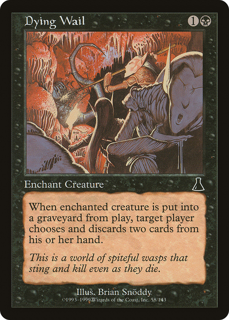 Dying Wail (058) Foil - Urza's Destiny