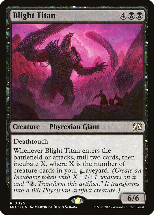 Blight Titan (025) - March of the Machine Commander