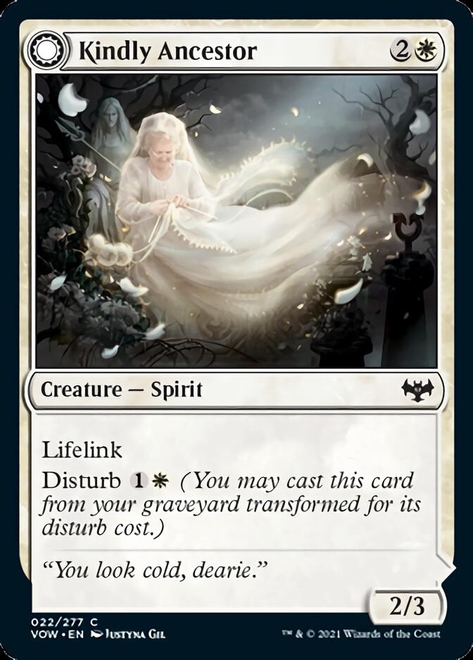 Kindly Ancestor // Ancestor's Embrace (022) Foil - Innistrad: Crimson Vow