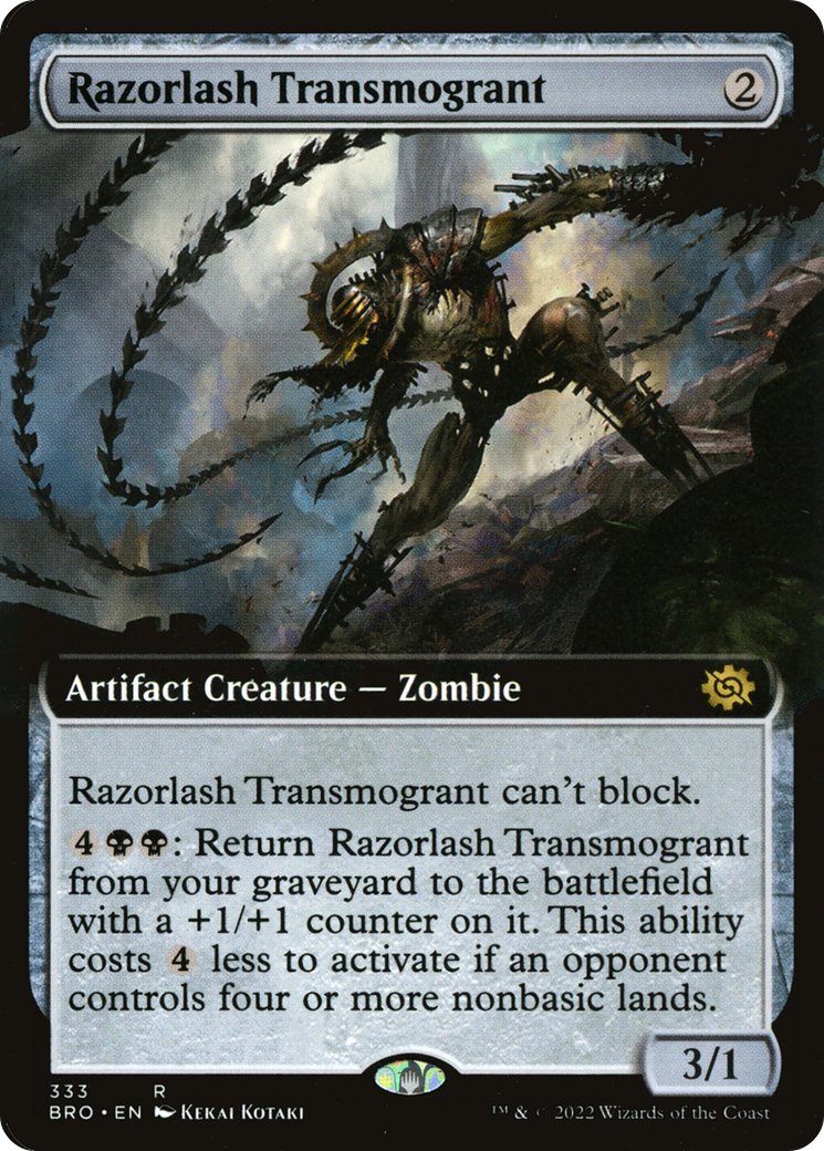 Razorlash Transmogrant (Extended Art) (333) - The Brothers' War