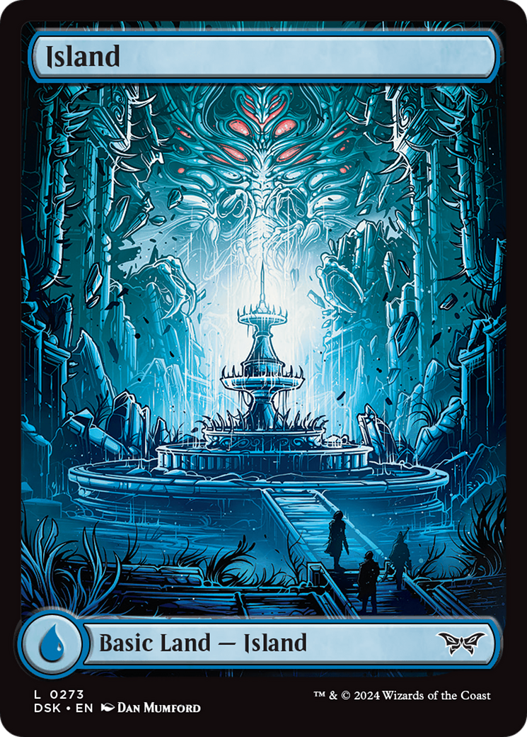 Island (273) - Full Art [Duskmourn: House of Horror] | Silver Goblin