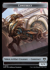 Elemental (0026) // Construct (0042) Double-Sided Token [Commander Masters Tokens] | Silver Goblin