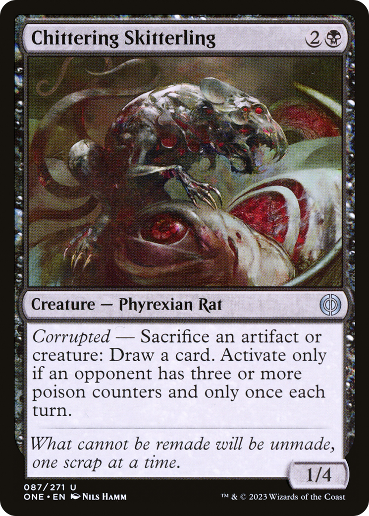 Chittering Skitterling (087) - Phyrexia: All Will Be One