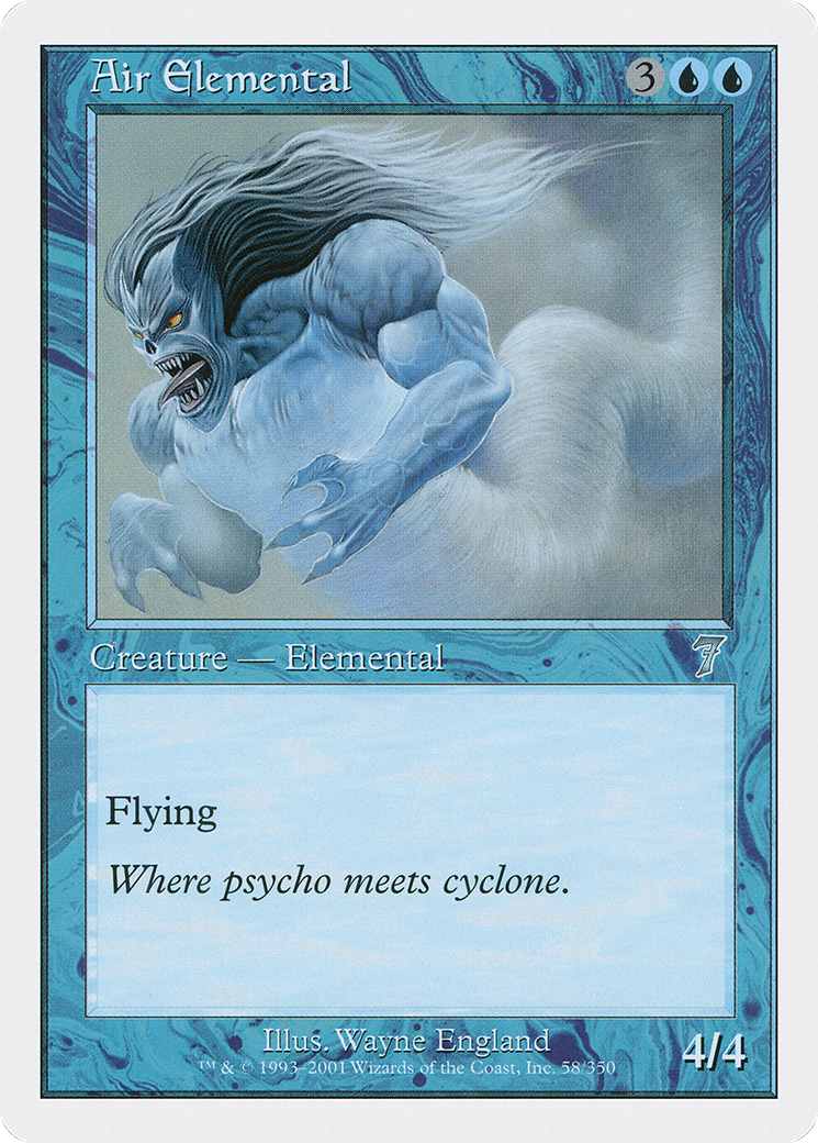 Air Elemental (058) Foil - Seventh Edition