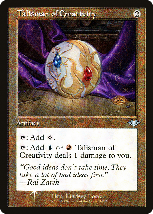Talisman of Creativity (Retro) (034) Foil - Modern Horizons 1 Timeshifts